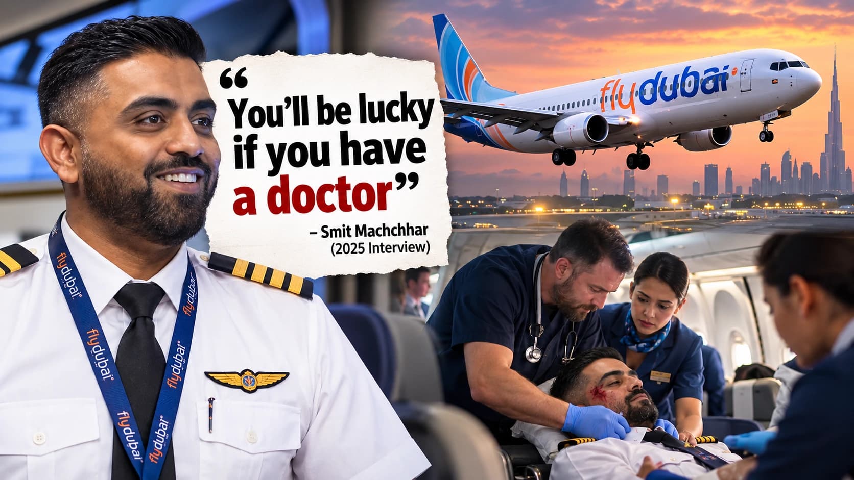 ‘विमान में डॉक्टर हो तो आप भाग्यशाली हैं’: Flydubai घटना के बाद चर्चा में Smit Machchhar का पुराना बयान